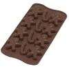 Silikomart Siliconen Bonbonvorm Gingerbread (15x) 4,3x3,5cm