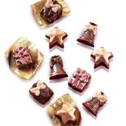 Silikomart Siliconen Bonbonvorm Kerst (12x) 3,4x3,4x1,9cm
