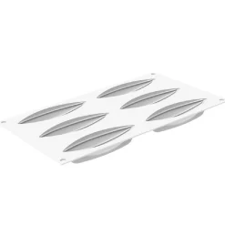 Silikomart Siliconen Kit 3D Cabossa (6) 12x4cm