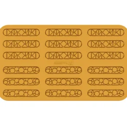 Silikomart Siliconen Mat Lampo (18x) 13,1x2,6x0,2cm