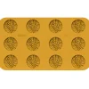 Silikomart Siliconen Mat Verza (12x) Ø7x0,5cm**