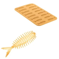 Silikomart Siliconen Mat Vis (18x) 104x35x5(h)mm