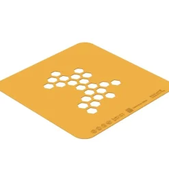 Silikomart Siliconen Stencil Honing 10x7,7x0,1cm Set/2