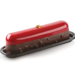 Silikomart Siliconen Vorm Eclair (8) 13,5x2,8cm + Uitsteker