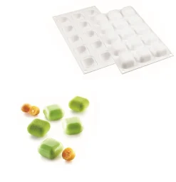 Silikomart Siliconen Vorm Gem 4x4x2,3cm (15)
