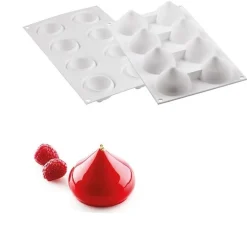 Silikomart Siliconen Vorm Goutte 5,4x5,4x4,1cm (6)