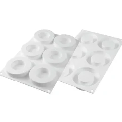 Silikomart Siliconen Vorm Kit Ring (6) Ø8,5/5cm