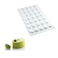 Silikomart Siliconen Vorm Micro Oval 26,5x19,5x12,5mm (35)