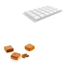 Silikomart Siliconen Vorm Quadrato XS (24) 3,7x3,7x1,6cm
