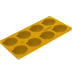Silikomart Siliconen Vorm Schelp (8x) 7,2x6,5x0,9cm