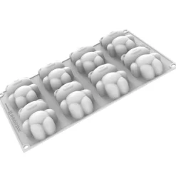 Silikomart Siliconen Vorm Teddybeer (8) 7,9x5,6x2,7cm