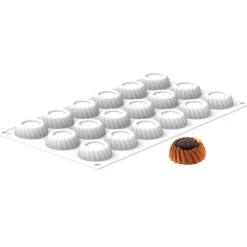 Silikomart Siliconen Vorm Torta XS (18) Ø4x1,5cm