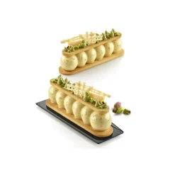 Silikomart Siliconen Vorm Truffel Eclair (8x) 130x31x28(h)mm
