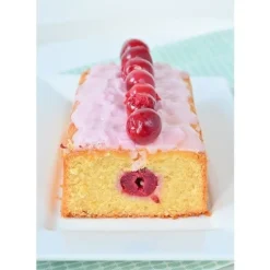 Sloffenring Cake Cerise RVS 18cm**