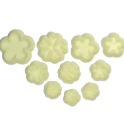 Small daisy/ blossom & primula JEM, set van 10