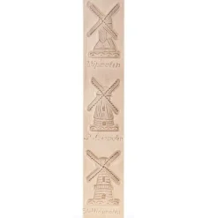 Speculaasplank Drie Molens (3x) 11,5x7,5cm.