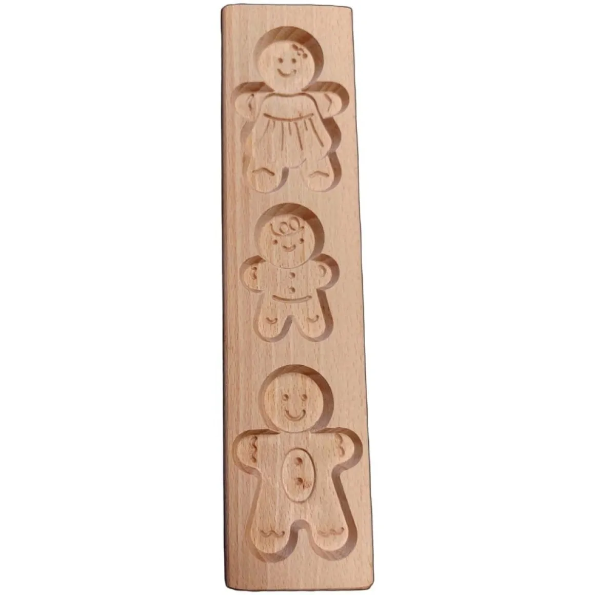 Speculaasplank Gingerbread (Familie) (3x) 8x6cm.