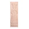 Speculaasplank Groot Pop Vrouw 30,5x10cm.