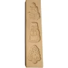 Speculaasplank Kerst (Kaars/Sneeuwpop/Kerstboom) (3x) 8x7cm.