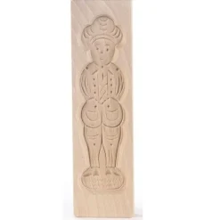 Speculaasplank Medium Pop Man (Piet) 20,5x5,5cm.
