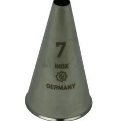 Spuitmondje Glad RVS 7mm