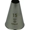 Spuitmondje Glad RVS 15mm