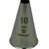 Spuitmondje Glad RVS 10mm