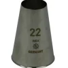 Spuitmondje Glad RVS 22mm