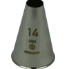 Spuitmondje Glad RVS 14mm