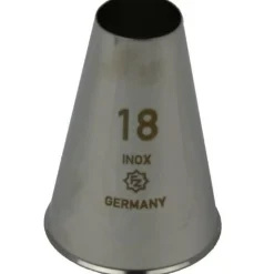 Spuitmondje Glad RVS 18mm