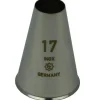 Spuitmondje Glad RVS 17mm