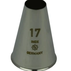 Spuitmondje Glad RVS 17mm