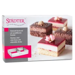 Städter Bakraam Verstelbaar Rechthoek 27,5-53 x 18-33 x 6 cm