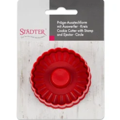 Städter Plunger Cutter Rond Gekarteld Ø6cm