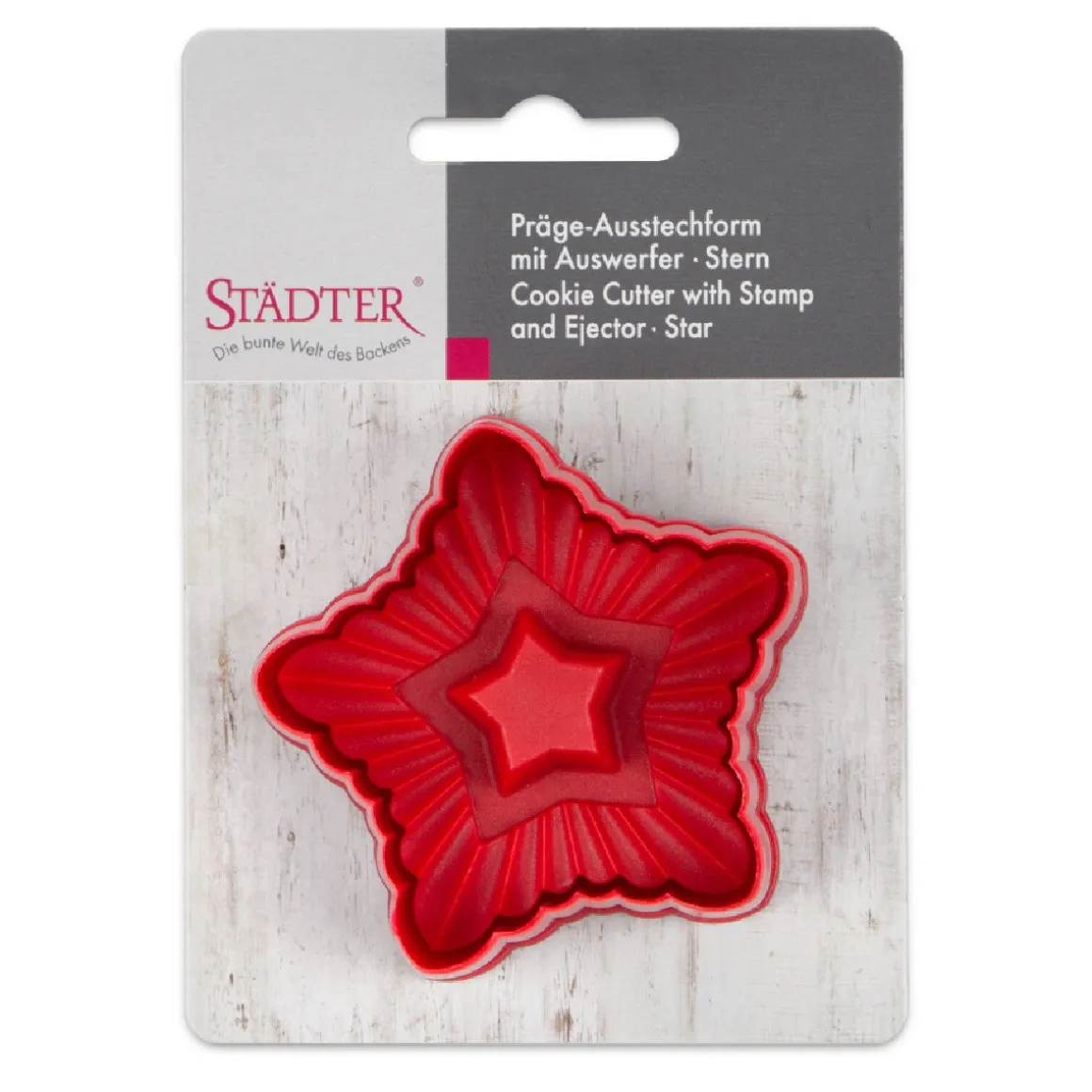 Städter Plunger Cutter Ster Gekarteld Ø6,5cm
