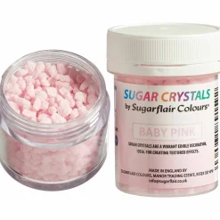 Sugarflair Suikerkristallen Baby Roze 40g