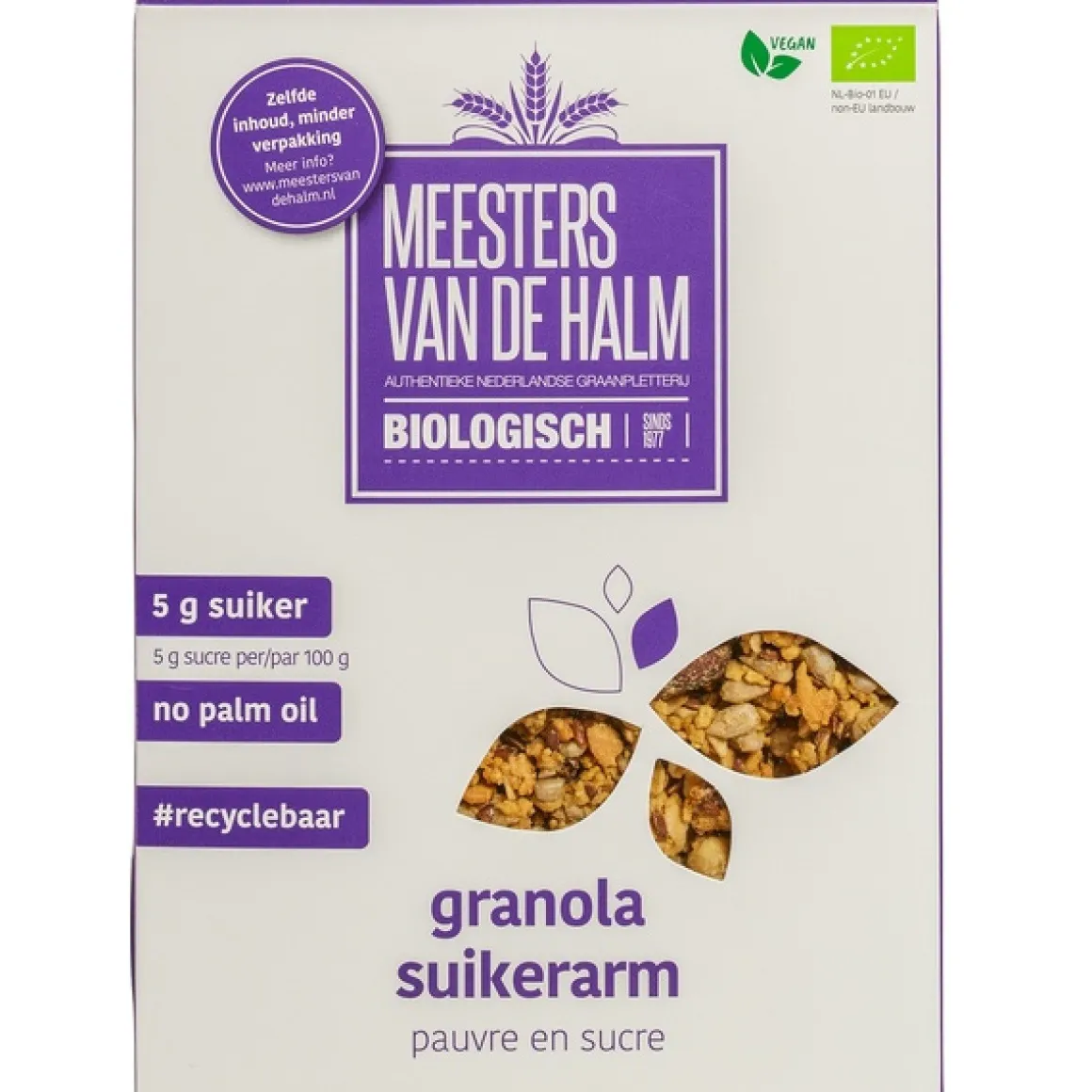 Suikerarme Granola Biologisch 350g