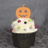 Sweet Stamp Cupcake Topper Pompoen 6st.