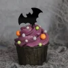 Sweet Stamp Cupcake Topper Vleermuis 6st.