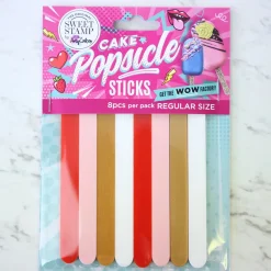 Sweet Stamp Lolly/IJsstokjes Herbruikbaar Set/8