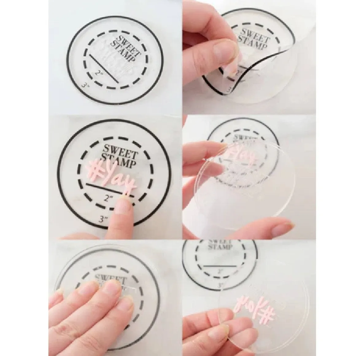 Sweet Stamp Pickup Pad Rond