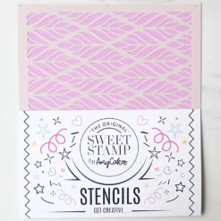 Sweet Stamp Stencil Marabou 21,5x25cm