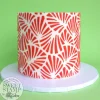 Sweet Stamp Stencil Scallop 21,5x25cm