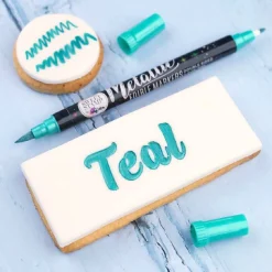 Sweet Stamp Stift Eetbare Inkt Dubbelzijdig Metallic Teal