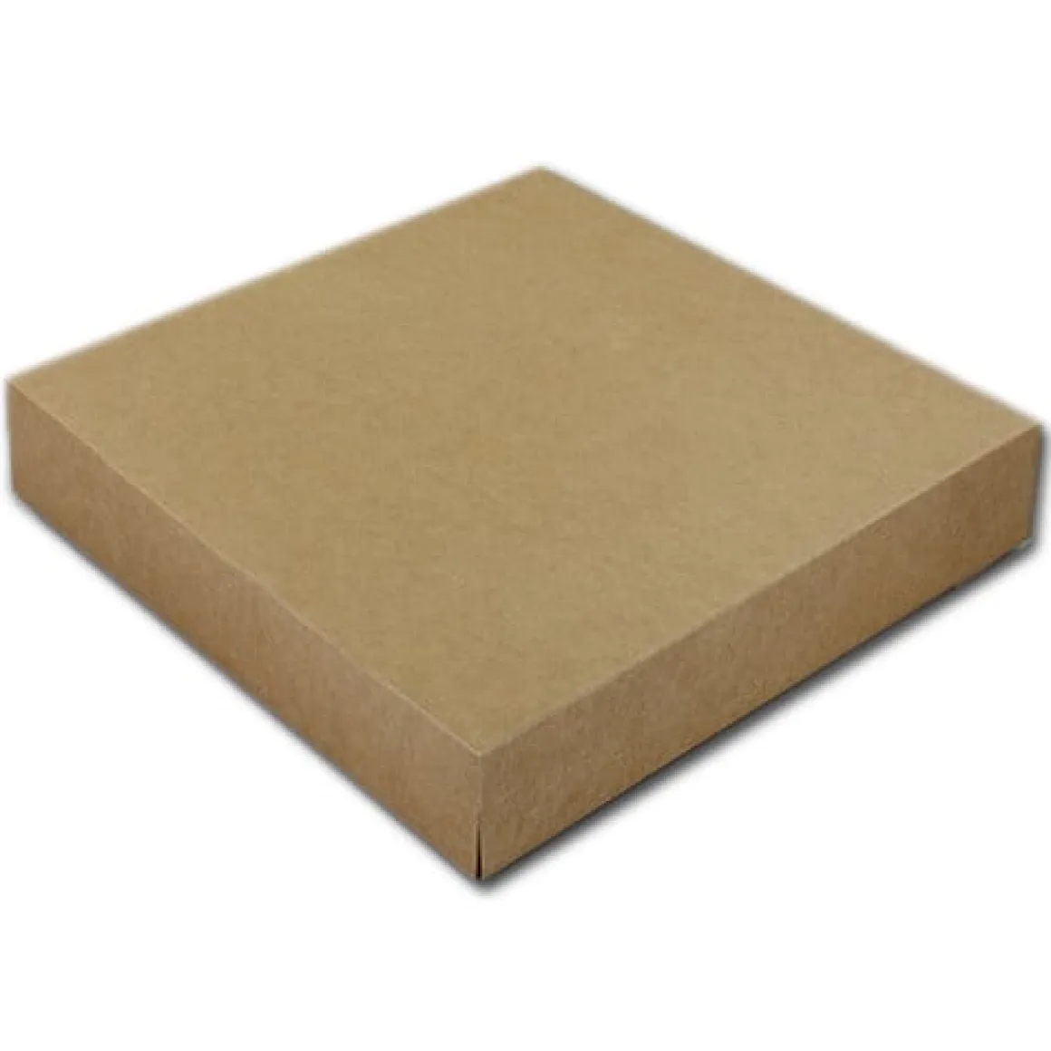 Taartdoos 25x25x5cm. Kraft 50st