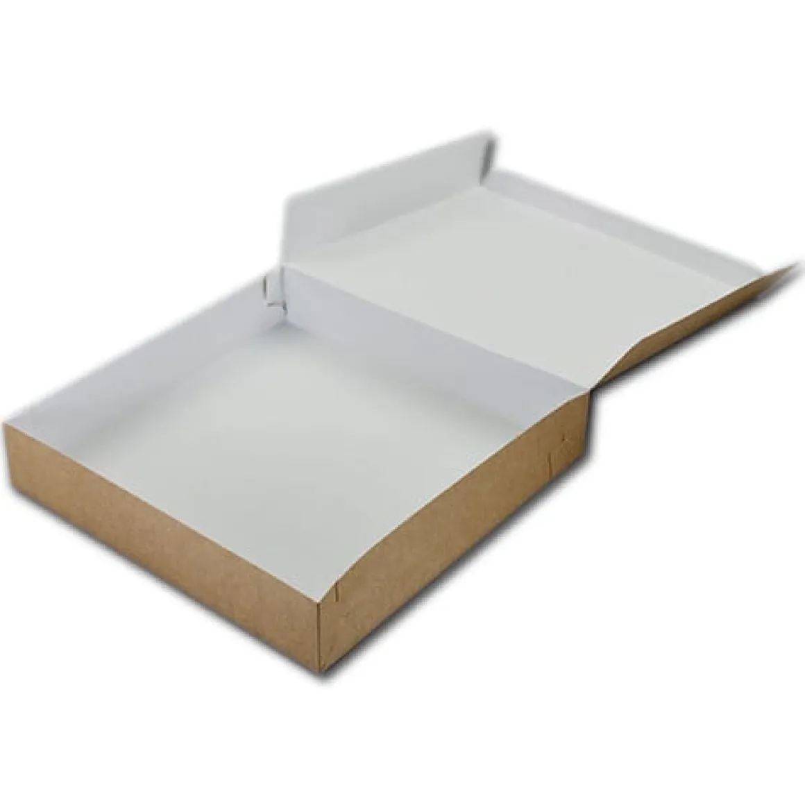 Taartdoos 25x25x5cm. Kraft 50st