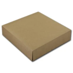 Taartdoos 21x21x5cm. Kraft 50st