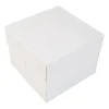 Taartdoos 20x20x15cm. Wit 3st