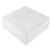 Taartdoos 25x25x10cm. Wit 3st
