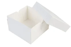 Taartdoos 25x25x15cm. Wit 50st